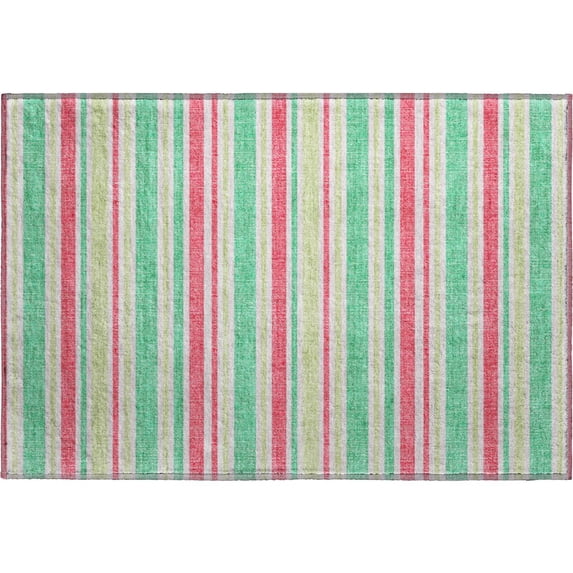 Addison Rugs Premium Machine Washable Mayfield Green 1'8" x 2'6" Rug