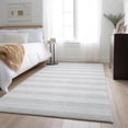 thumbnail image 1 of Addison Rugs Mayfield Washable Transitional Stripes Ivory Rectangle Rug, 2'6" x 3'10", 1 of 6