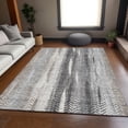 thumbnail image 1 of Addison Rugs Mayfield Washable Transitional Stripes Khaki Rectangle Rug, 9' x 12', 1 of 6
