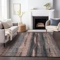 thumbnail image 1 of Addison Rugs Mayfield Washable Transitional Stripes Terracotta Rectangle Rug, 10' x 14', 1 of 6