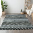 thumbnail image 1 of Addison Rugs Mayfield Washable Transitional Tribal, Diamond Moody Rectangle Rug, 10' x 14', 1 of 6