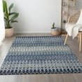 thumbnail image 1 of Addison Rugs Mayfield Washable Transitional Tribal, Diamond Seaglass Rectangle Rug, 10' x 14', 1 of 6