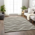 thumbnail image 1 of Addison Rugs Mayfield Washable Transitional Tribal, Diamond Tan Rectangle Rug, 10' x 14', 1 of 6
