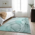 thumbnail image 1 of Addison Rugs Mayfield Washable Transitional Watercolors Teal Rectangle Rug, 9' x 12', 1 of 6