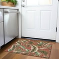 thumbnail image 1 of Addison Rugs Mayfield Washable Tropical Leaves Spice Rectangle Rug, 1'8" x 2'6", 1 of 5