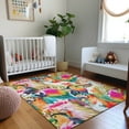thumbnail image 1 of Addison Rugs Mayfield Washable Tropical Tropical Birds Multi Rectangle Rug, 10' x 14', 1 of 6