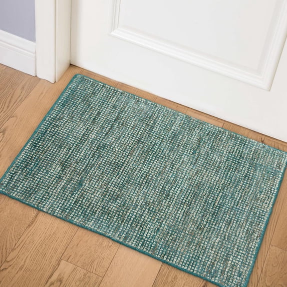 Addison Rugs Addison Mission Casual Tonal Solid Peacock 2' x 3' Accent Rug