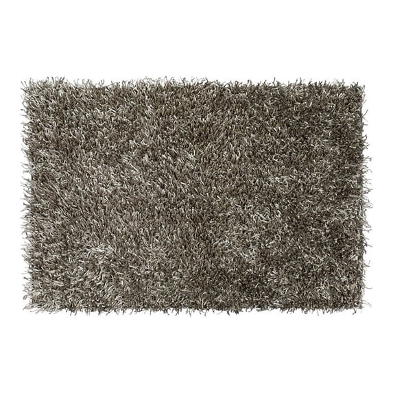 Addison Rugs Ojai 2' x 3' Solid Transitional Fabric Accent Rug in Silver Gray