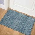 thumbnail image 1 of Addison Rugs Phoenix 2' x 3' Tonal Solid Transitional Wool Accent Rug in Blue, 1 of 4
