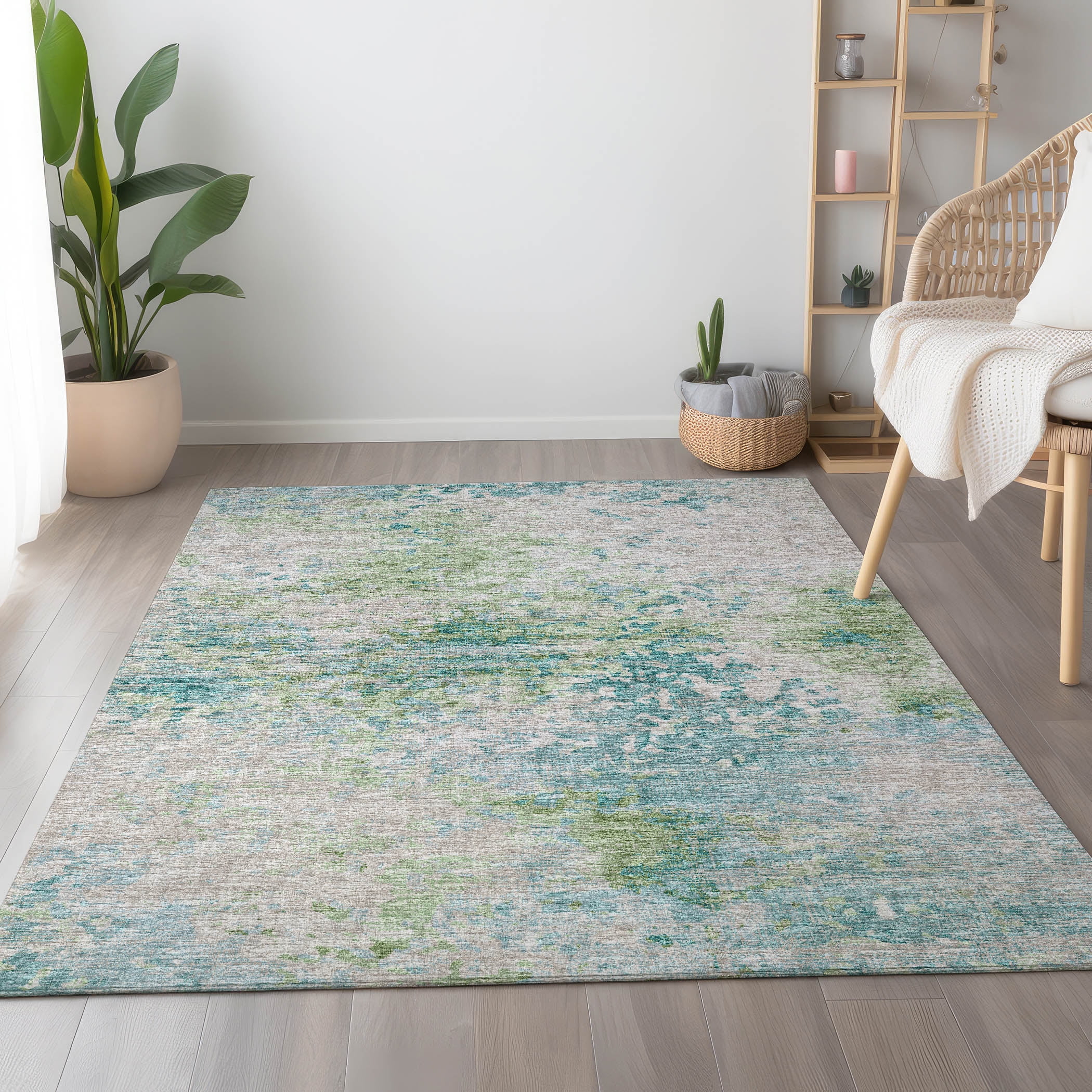 Addison Rugs Premium Washable Super Soft Abstract Ombre Mayfield Rug ...
