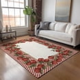 thumbnail image 1 of Addison Rugs Mayfield Washable Kitchen Apple Border Apple Rectangle Rug, 2'6" x 3'10", 1 of 6