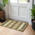 thumbnail image 1 of Addison Rugs Mayfield Washable Lodge Bear/moose Cutouts Brown Rectangle Rug, 1'8" x 2'6", 1 of 5