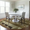 thumbnail image 1 of Addison Rugs Premium Machine Washable Mayfield  Brown 8' x 8' Round Rug, 1 of 5
