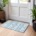 thumbnail image 1 of Addison Rugs Premium Washable Super Soft Boho Global Mayfield Rug Blue - 1' 8" x 2' 6" - Rectangle, 1 of 5