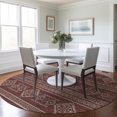 thumbnail image 1 of Addison Rugs Mayfield Washable Transitional Tribal, Diamond Canyon Round Rug, 8' x 8', 1 of 5