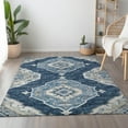 thumbnail image 1 of Addison Rugs Mayfield Washable Traditional Tribal Blue Rectangle Rug, 8' x 10', 1 of 6