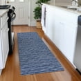 thumbnail image 1 of Addison Rugs Mayfield Washable Transitional Stripes Navy Runner Rug, 2'3" x 7'6", 1 of 5