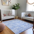 thumbnail image 1 of Addison Rugs Mayfield Washable Coastal Shells Blue Rectangle Rug, 8' x 10', 1 of 6