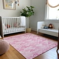 thumbnail image 1 of Addison Rugs Mayfield Washable Coastal Shells Pink Rectangle Rug, 8' x 10', 1 of 6