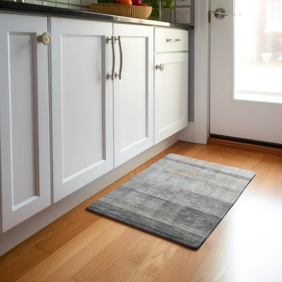 Addison Rugs Mayfield Washable Transitional Casual Taupe Rectangle Rug, 1'8" x 2'6"