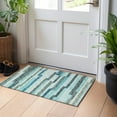 thumbnail image 1 of Addison Rugs Premium Machine Washable Mayfield  Turquoise 1'8" x 2'6" Rug, 1 of 5