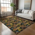 thumbnail image 1 of Addison Rugs Mayfield Washable Kitchen Rooster In Basket Midnight Rectangle Rug, 8' x 10', 1 of 6