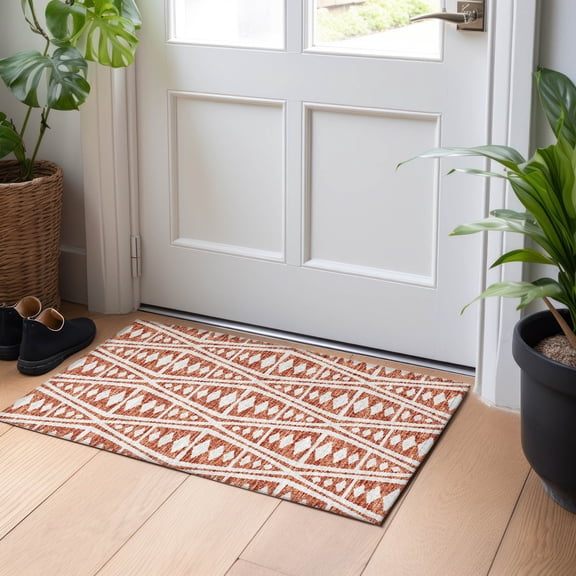 Addison Rugs Mayfield Washable Transitional Tribal, Boho Canyon Rectangle Rug, 1'8" x 2'6"