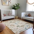 thumbnail image 1 of Addison Rugs Mayfield Washable Kitchen Hummingbirds Beige Rectangle Rug, 10' x 14', 1 of 6