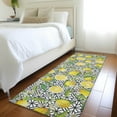 thumbnail image 1 of Addison Rugs Mayfield Washable Kitchen Lemons Yellow Runner Rug, 2'3" x 7'6", 1 of 5