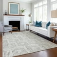 thumbnail image 1 of Addison Rugs Mayfield Washable Transitional Squares Beige Rectangle Rug, 10' x 14', 1 of 6