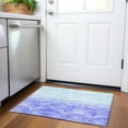 thumbnail image 1 of Addison Rugs Mayfield Washable Coastal Stripes Blue Rectangle Rug, 1'8" x 2'6", 1 of 5