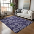 thumbnail image 1 of Addison Rugs Mayfield Washable Kitchen Pineapples Blue Rectangle Rug, 10' x 14', 1 of 6