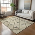 thumbnail image 1 of Addison Rugs Mayfield Washable Kitchen Bamboo & Pineapples Palm Rectangle Rug, 5' x 7'6", 1 of 6
