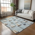 thumbnail image 1 of Addison Rugs Mayfield Washable Coastal Sailboat Sky Rectangle Rug, 9' x 12', 1 of 6