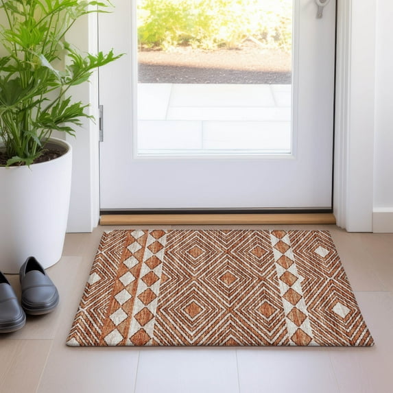 Addison Rugs Mayfield Washable Transitional Cultural, Diamond Canyon Rectangle Rug, 1'8" x 2'6"