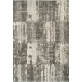 thumbnail image 1 of Addison Rugs Reston 3'3" x 5'1" Rectangle Abstract Shag Fabric Area Rug in Gray, 1 of 5