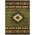 thumbnail image 1 of Addison Rugs Sonora ASO34 Green 5' x 7'6" Indoor Outdoor Area Rug, Easy Clean, Machine Washable, Non Shedding, Bedroom, Living Room, Dining Room, Kitchen, Patio Rug, 1 of 7