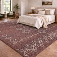 thumbnail image 1 of Addison Rugs Dream Shag Premium Machine Washable Transitional Tribal, Boho Canyon Rectangle Rug, 8' x 10', 1 of 8