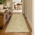 thumbnail image 1 of Addison Rugs Dream Shag Premium Machine Washable Transitional Rope Gold Runner Rug, 2'3" x 7'6", 1 of 8