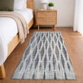 thumbnail image 1 of Addison Rugs Dream Shag Premium Machine Washable Transitional Textured Stripes Ocean Runner Rug, 2'3" x 7'6", 1 of 8