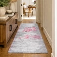 thumbnail image 1 of Addison Rugs Dream Shag Premium Machine Washable Transitional Soft Flamingos Pink Runner Rug, 2'3" x 7'6", 1 of 8