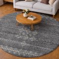 thumbnail image 1 of Addison Rugs Dream Shag Premium Machine Washable Transitional Tribal, Boho Gray Round Rug, 8' x 8', 1 of 8