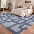 thumbnail image 1 of Addison Rugs Dream Shag Premium Machine Washable Transitional Contemporary Blue Rectangle Rug, 3' x 5', 1 of 8