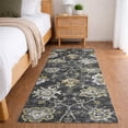 thumbnail image 1 of Addison Rugs Dream Shag Premium Machine Washable Traditional Ornate Shadow Runner Rug, 2'3" x 7'6", 1 of 8