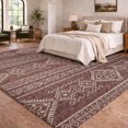 thumbnail image 1 of Addison Rugs Dream Shag Premium Machine Washable Transitional Tribal, Diamond Canyon Rectangle Rug, 5' x 7'6", 1 of 8