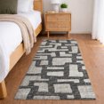 thumbnail image 1 of Addison Rugs Dream Shag Premium Machine Washable Transitional Contemporary Gray Runner Rug, 2'3" x 7'6", 1 of 8