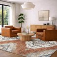 thumbnail image 1 of Addison Rugs Dream Shag Premium Machine Washable Traditional Tribal Clay Rectangle Rug, 8' x 10', 1 of 8