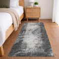 thumbnail image 1 of Addison Rugs Dream Shag Premium Machine Washable Transitional Abstract Black Runner Rug, 2'3" x 7'6", 1 of 8