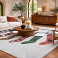 thumbnail image 1 of Addison Rugs Dream Shag Premium Machine Washable Transitional Stockings Gray Rectangle Rug, 8' x 10', 1 of 8