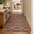 thumbnail image 1 of Addison Rugs Dream Shag Premium Machine Washable Transitional Tribal, Diamond Canyon Runner Rug, 2'3" x 7'6", 1 of 8